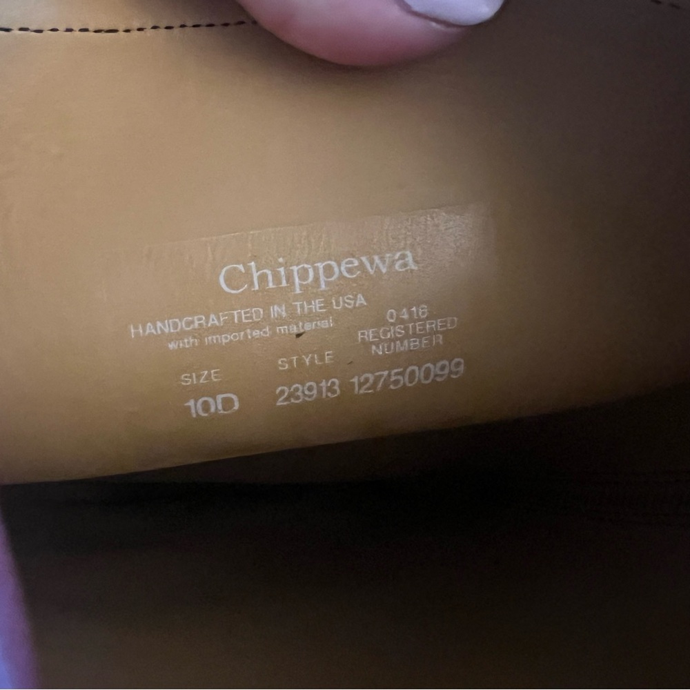 CHIPPEWA MEN'S DESCARO VIPER SNAKE BOOTS - SOFT TOE 23913 Men’s 10 - Picture 5 of 6